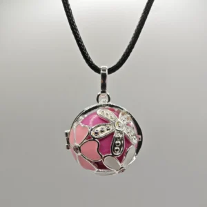 Llamador de Ángeles Rosella Rosa Plata - ANTIAPORA - Imagen 2