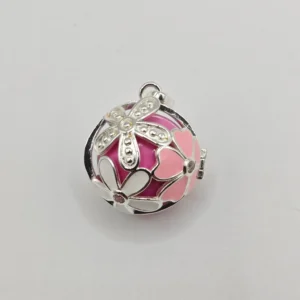Llamador de Ángeles Rosella Rosa Plata - ANTIAPORA - Imagen 3
