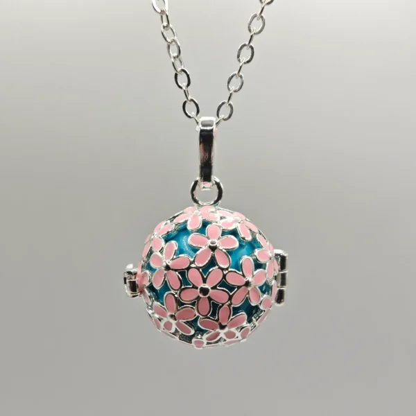 Llamador de Ángeles Floralia Azul Plata - ANTIAPORA