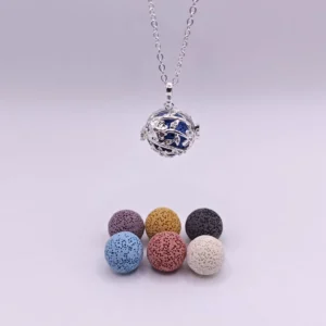 Colgante de Aromaterapia Raices - Plata de Ley 925 - Talla 24" - Imagen 3