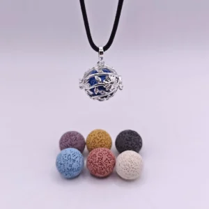 Colgante de Aromaterapia Raices - Plata de Ley 925 - Talla 24" - Imagen 4