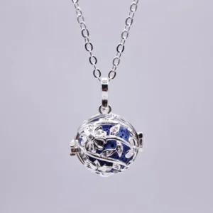 Colgante de Aromaterapia Raices - Plata de Ley 925 - Talla 24"