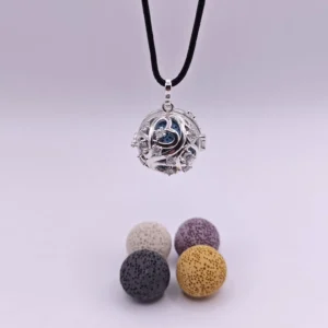 Collar Aromaterapia Infinity – Cadena Plata de Ley 925 - Talla 24" - Imagen 4
